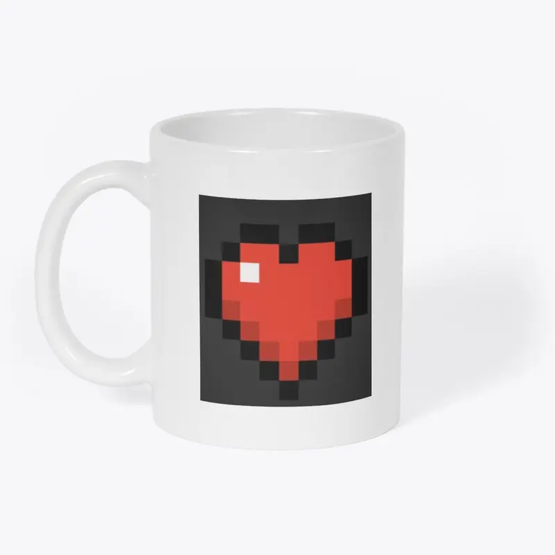 Heart pixels Mug